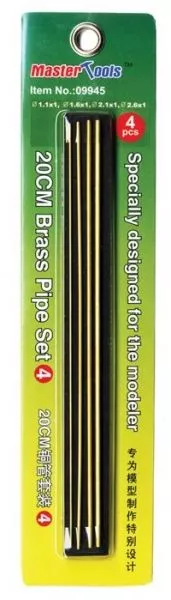 Trumpeter Master Tools - 20CM Brass Pipe Set 4 